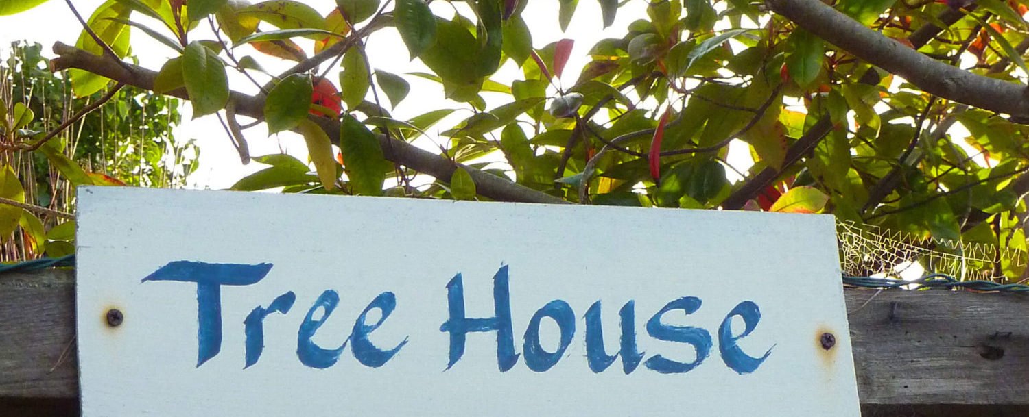 Tree House room sign