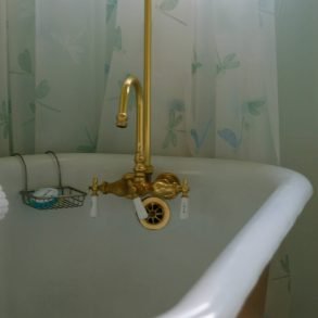 West Room bathroom clawfoot tub